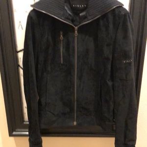 Sisley black suede jacket
